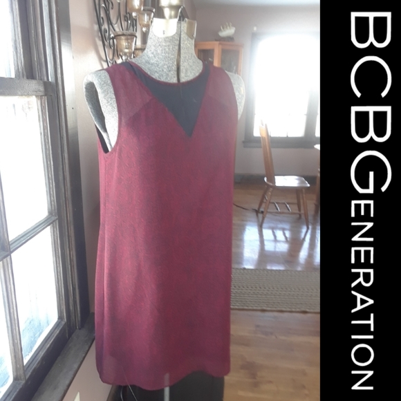 Size xsmall floral mesh mini black burgundy 👗🥻dress NWOT - Picture 16 of 16